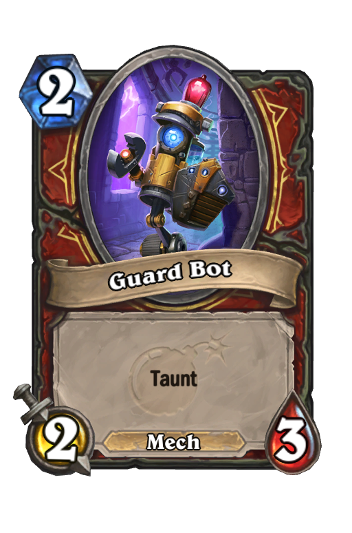 Guard Bot Hearthstone kártya