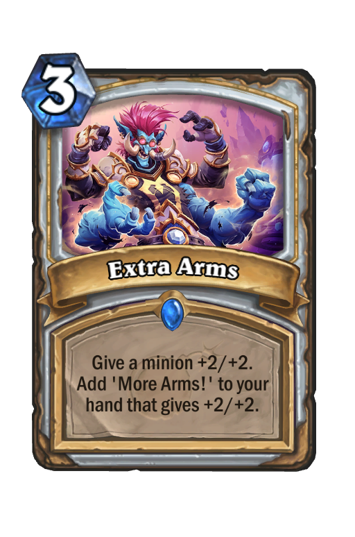 Extra Arms Hearthstone kártya
