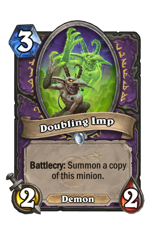 Doubling Imp Hearthstone kártya