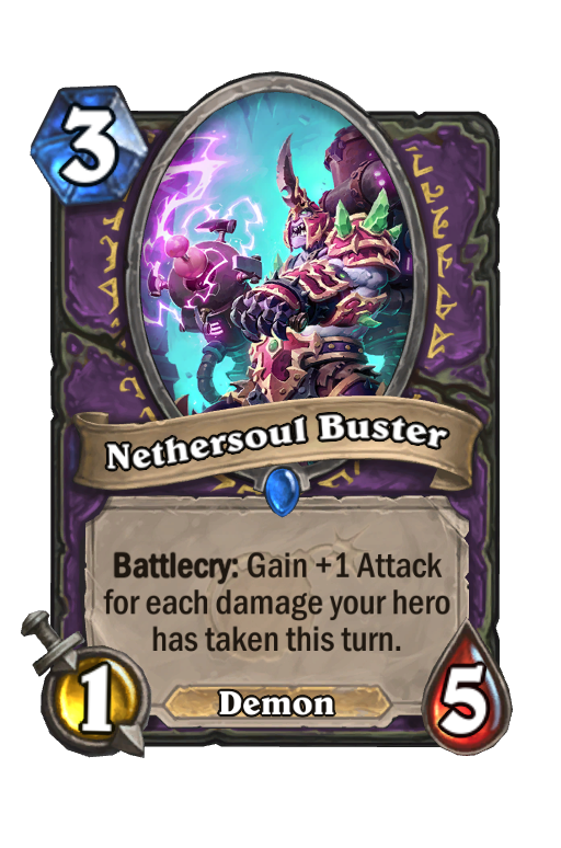 Nethersoul Buster Hearthstone kártya