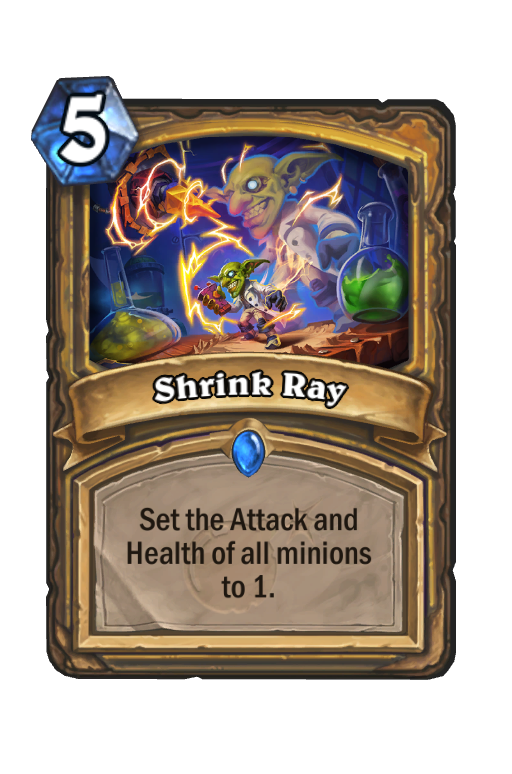 Shrink Ray Hearthstone kártya