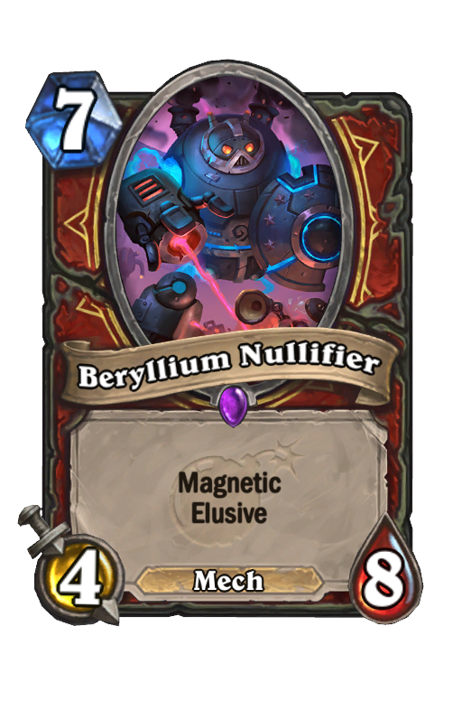 Beryllium Nullifier Hearthstone kártya