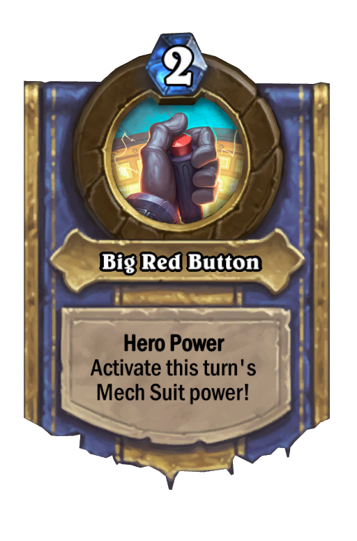 Big Red Button Hearthstone kártya