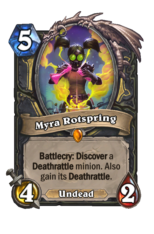 Myra Rotspring Hearthstone kártya