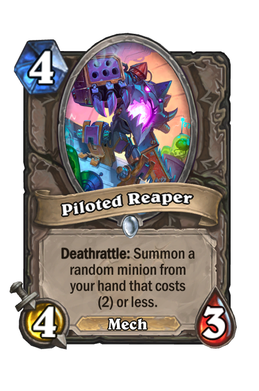 Piloted Reaper Hearthstone kártya
