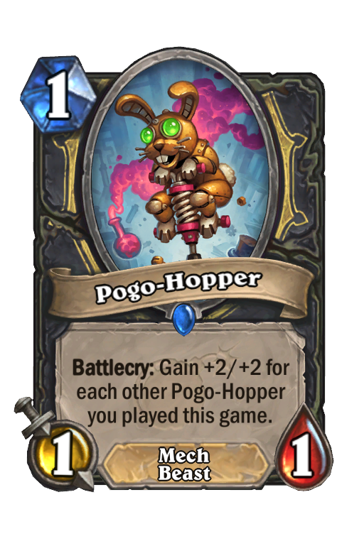 Pogo-Hopper Hearthstone kártya
