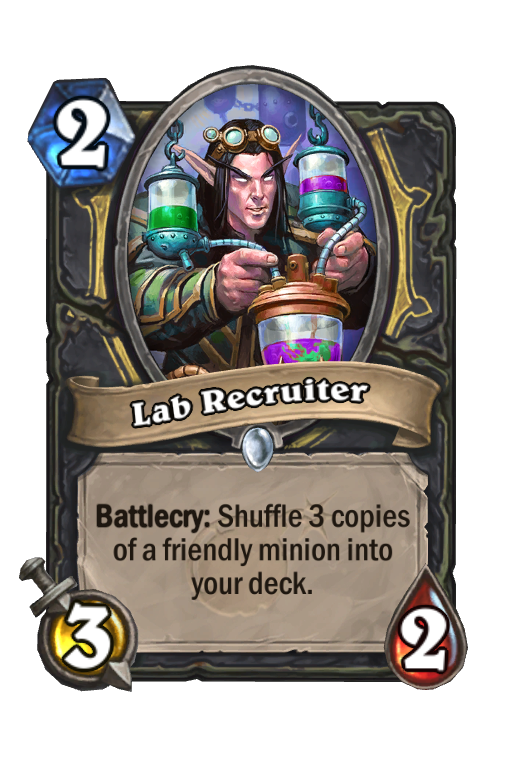Lab Recruiter Hearthstone kártya