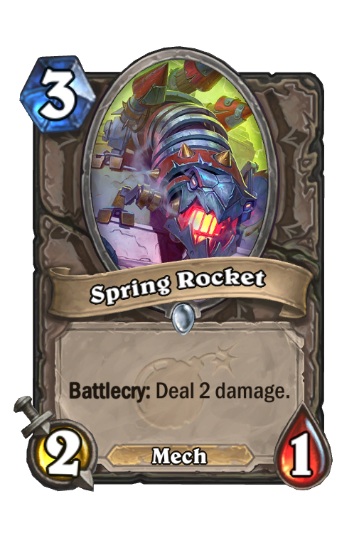 Spring Rocket Hearthstone kártya