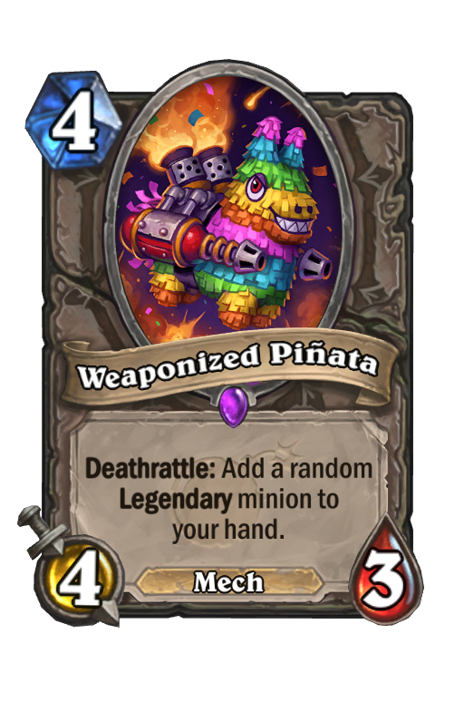 Weaponized Pinata Hearthstone kártya