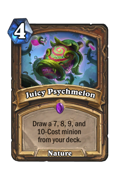 Juicy Psychmelon Hearthstone kártya
