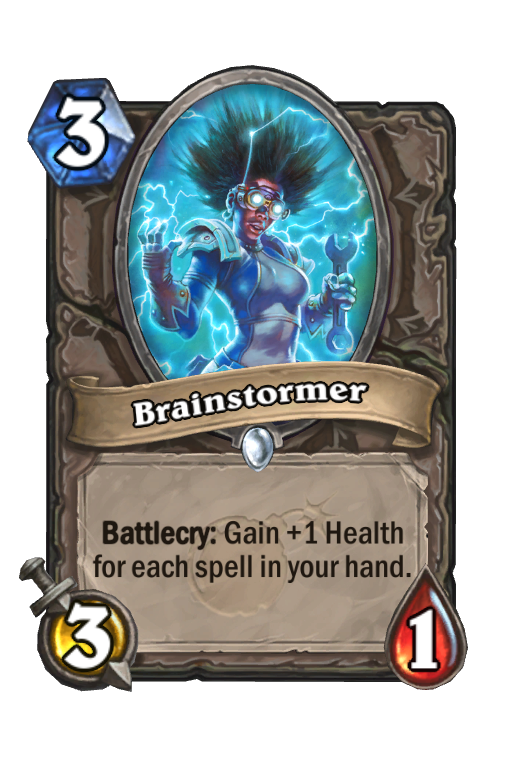 Brainstormer Hearthstone kártya