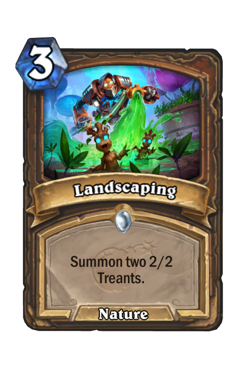 Landscaping Hearthstone kártya