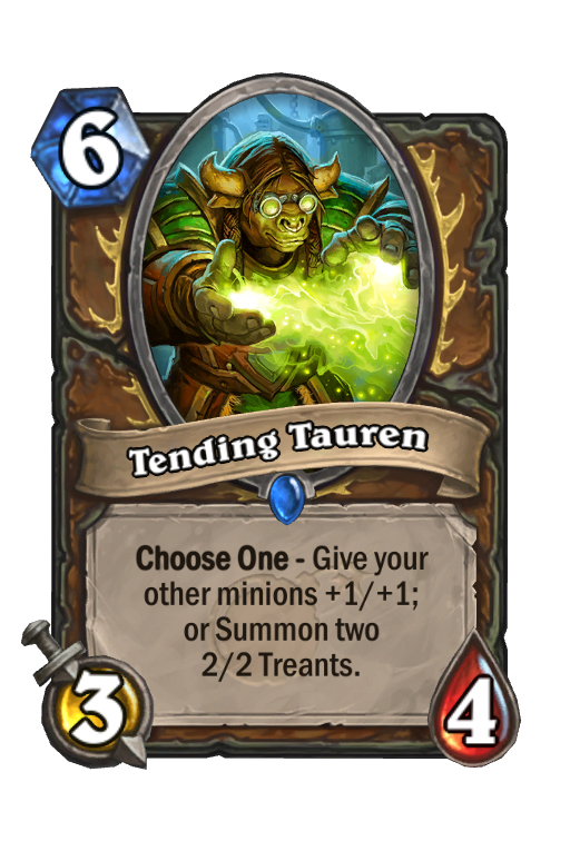 Tending Tauren Hearthstone kártya