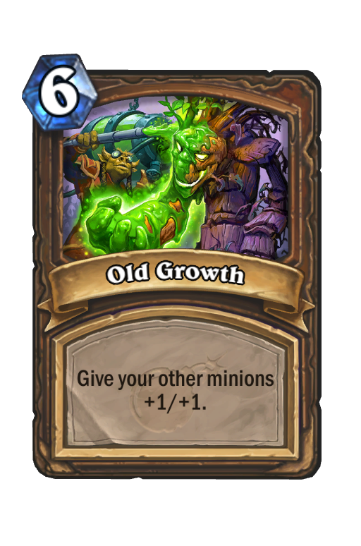 Old Growth Hearthstone kártya