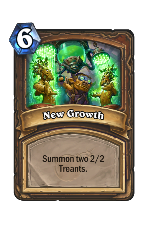 New Growth Hearthstone kártya