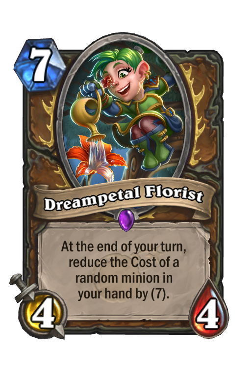 Dreampetal Florist Hearthstone kártya