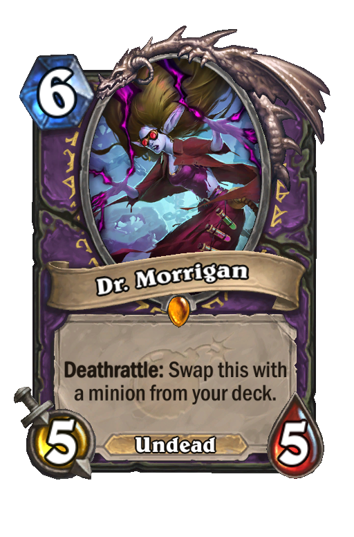 Dr. Morrigan Hearthstone kártya