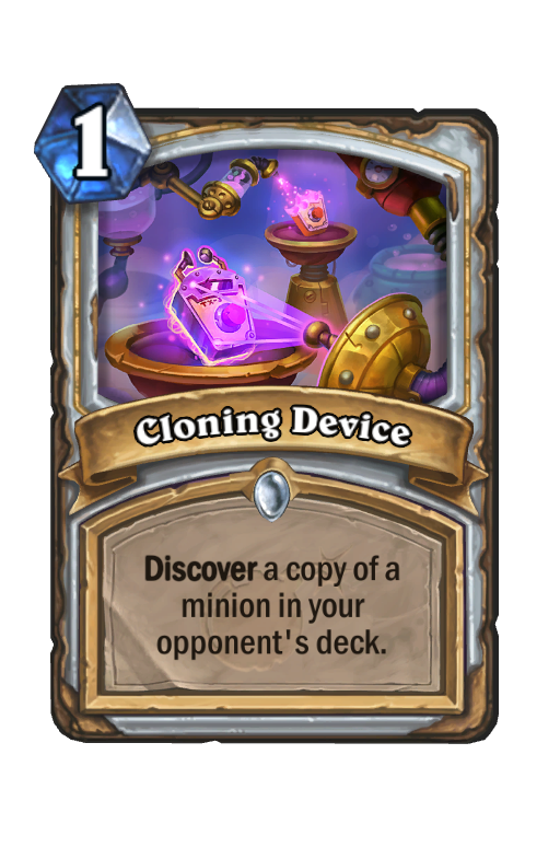 Cloning Device Hearthstone kártya