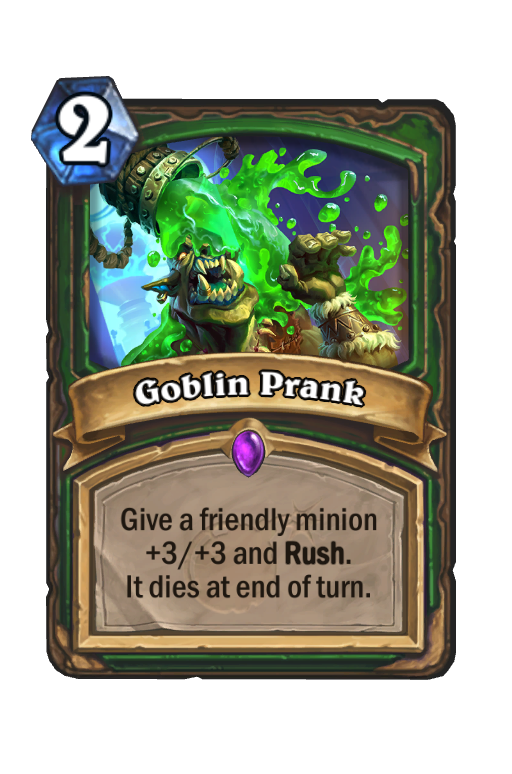Goblin Prank Hearthstone kártya