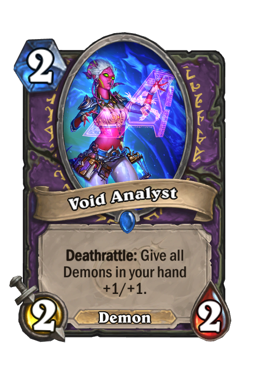Void Analyst Hearthstone kártya