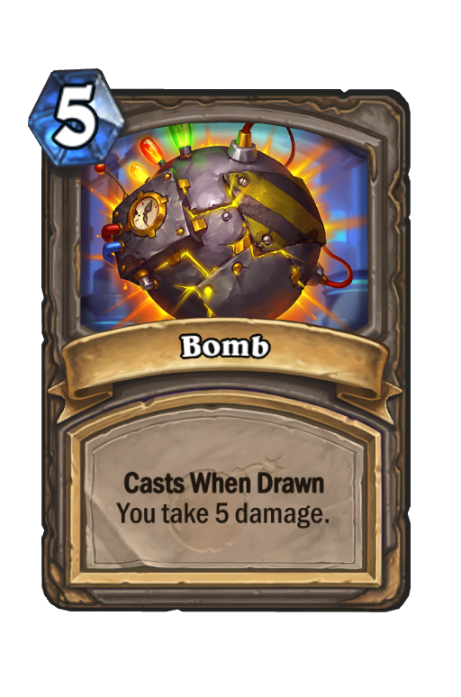 Bomb Hearthstone kártya