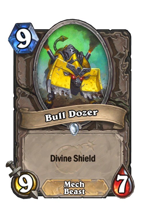 Bull Dozer Hearthstone kártya