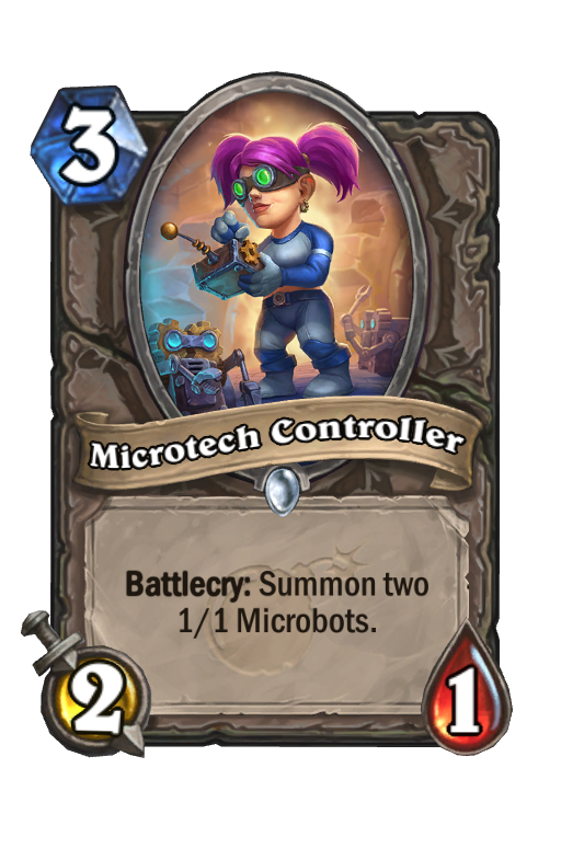 Microtech Controller Hearthstone kártya