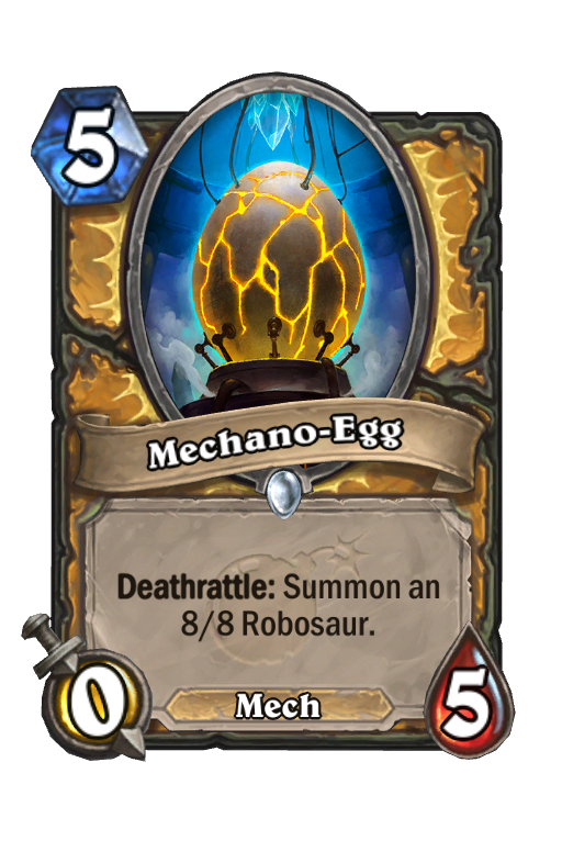 Mechano-Egg Hearthstone kártya