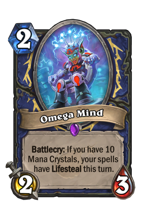 Omega Mind Hearthstone kártya