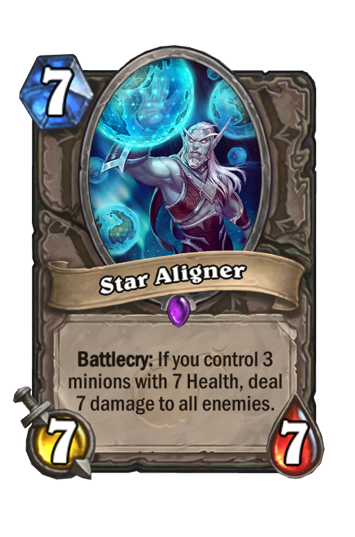 Star Aligner Hearthstone kártya