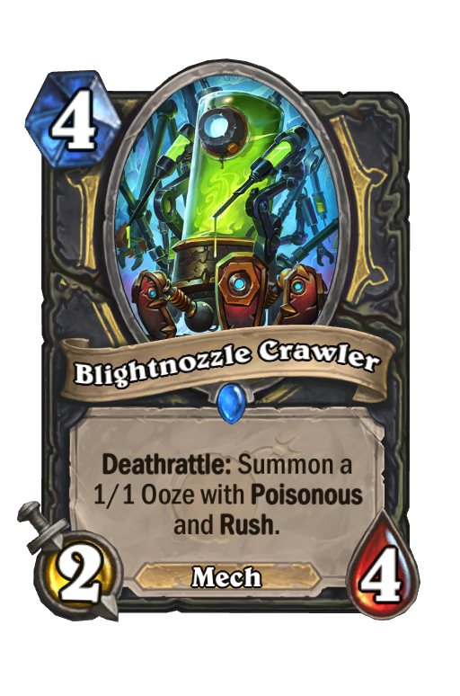 Blightnozzle Crawler Hearthstone kártya