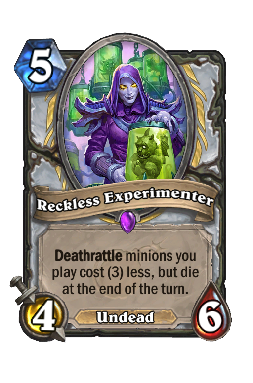 Reckless Experimenter Hearthstone kártya