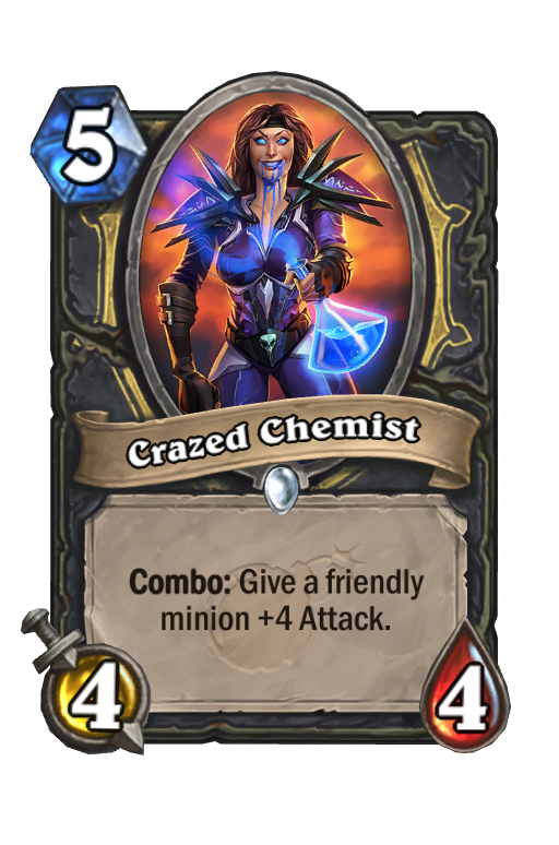 Crazed Chemist Hearthstone kártya