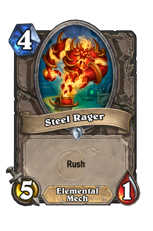 Steel Rager Hearthstone kártya