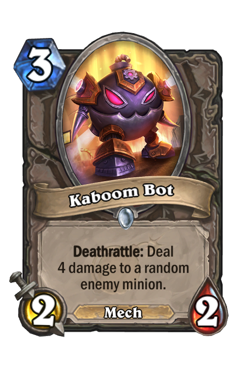 Kaboom Bot Hearthstone kártya
