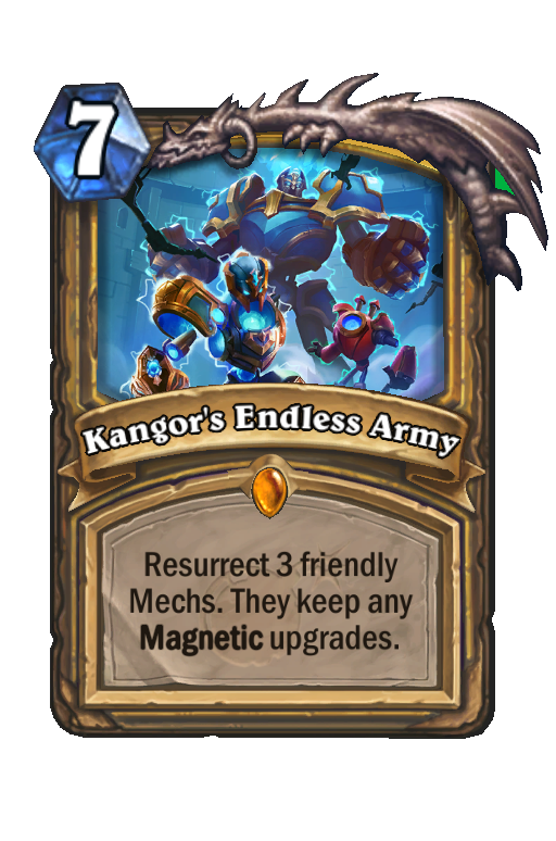 Kangor's Endless Army Hearthstone kártya