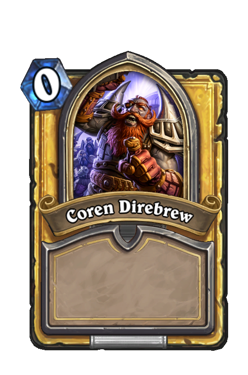 Coren Direbrew Hearthstone kártya