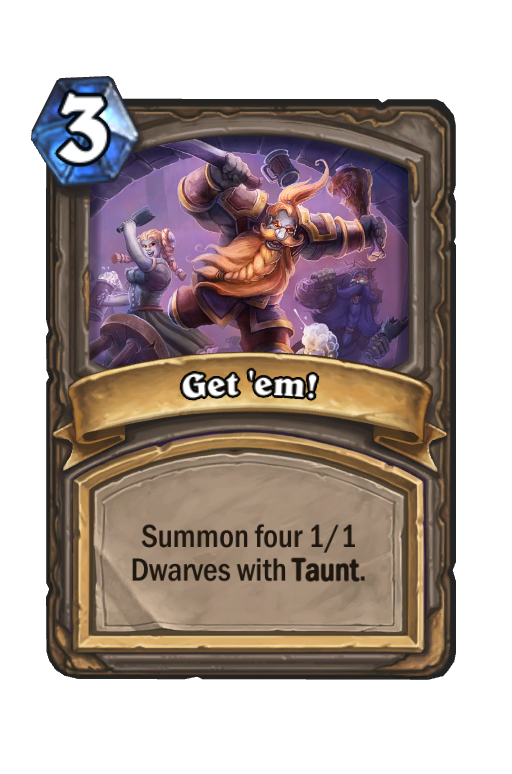 Get 'em! Hearthstone kártya