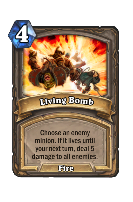 Living Bomb Hearthstone kártya