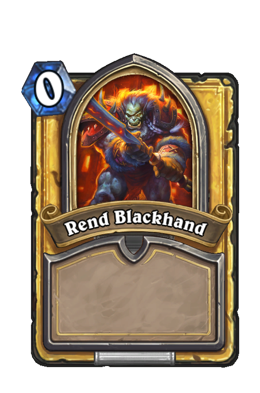 Rend Blackhand Hearthstone kártya