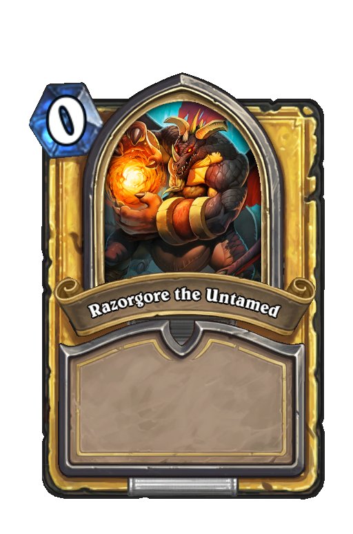 Razorgore the Untamed Hearthstone kártya