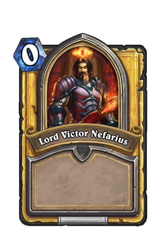Lord Victor Nefarius Hearthstone kártya