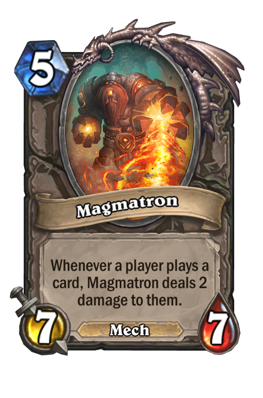 Magmatron Hearthstone kártya