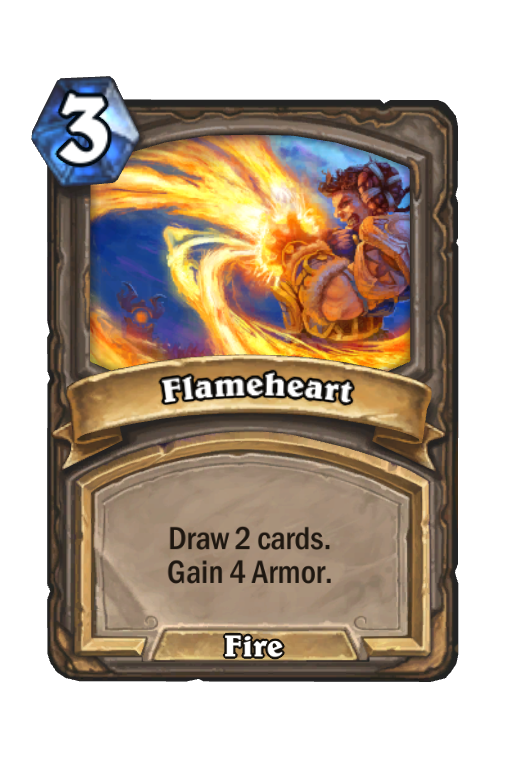 Flameheart Hearthstone kártya
