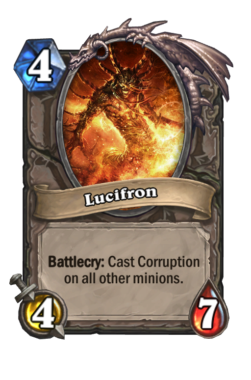 Lucifron (Kocsma) Hearthstone kártya