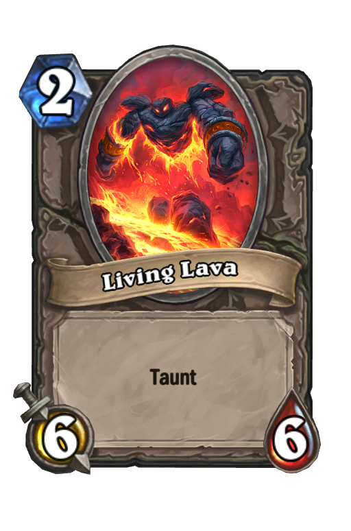 Living Lava (Kocsma) Hearthstone kártya