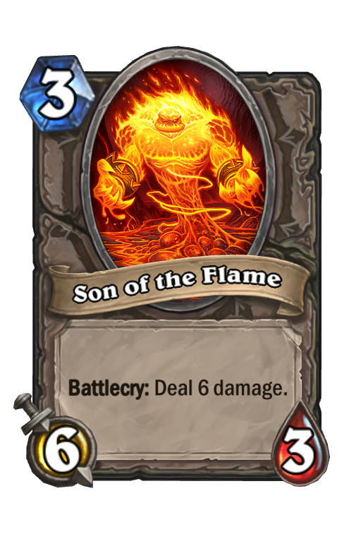 Son of the Flame (Kocsma) Hearthstone kártya