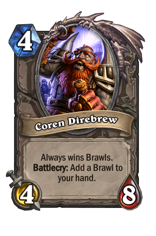 Coren Direbrew (Kocsma) Hearthstone kártya