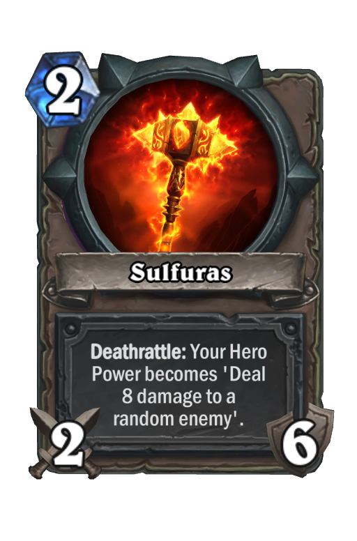 Sulfuras (Kocsma) Hearthstone kártya