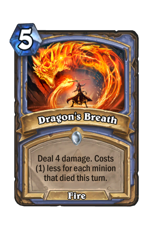 Dragon's Breath Hearthstone kártya